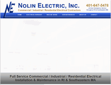 Tablet Screenshot of nolinelectric.net